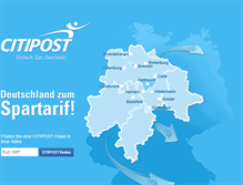 Tablet Screenshot of citipost.de